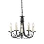 Elstead Lighting MINSTER MN5-BLACK Люстра 5x60W/E14