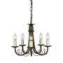 Elstead Lighting MINSTER MN5-BLK-GOLD Люстра 5x60W/E14