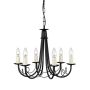 Elstead Lighting MINSTER MN6-BLACK Люстра 6x60W/E14