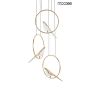 King Home BIRD DISC MSE010100294 Висяща лампа 1x24W/LED 1920LM IP20