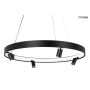 King Home MOOSEE CIRCLE SPOT BLACK MSE010100163 Висяща лампа 1x62,5W/LED 3000K 5000LM IP20