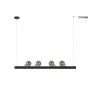 King Home MOOSEE LINEAL MSE010100270 Висяща лампа 4x48W/G4 3000K 3840LM IP20