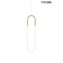 King Home MOOSEE PUZO S MSE010100254 Висяща лампа 1x6W/LED 3000K 480LM IP20