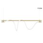 King Home MOOSEE SERPIENTE MSE010100178 Висяща лампа 1x22,4W/LED 3000K 1800LM IP20