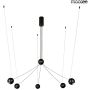 King Home OCTO MSE1501100492 Висяща лампа 17W/LED 3000K 1360lm