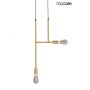 King Home RIVA MSE010100395 Висяща лампа 2x40W/E27 IP20