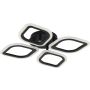 Zuma Line ILLUMIA MS236040R-BK Таванна лампа 4x30W/LED 3000-6000k 2200lm