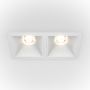 Maytoni ALFA LED DL043-02-10W3K-SQ-W Вградено спот светило 2x20W/LED 3000K 1000LM IP20