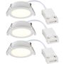 Nordlux Olea 2510400101 Вградено спот светило 3x4.4w/led 2700k 345lm ip65