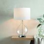 Elstead Lighting Orb ORB-CLEAR-PN-WHT Масичка лампа 1x60W/E27