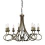 Elstead Lighting OLIVIA OV8-BLK-GOLD Люстра 8x60W/E14