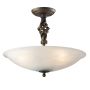 Elstead Lighting PEMBROKE PB-SF-A-BLK-GOLD Таванна лампа 3x60W/E27