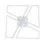 Light Prestige Nivra LP-0811/1C WH Таванен светилник 4x45W/LED 3000K|4000K|6000K 5555lm IP20