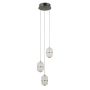 Italux Alani PND-34375-3-BK Висяща лампа 3x15W/LED 3000K 1170lm IP20