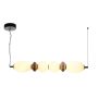 Italux Balos PND-94921-4A-BK Висяща лампа 1x23W/LED 3000K 2840lm IP20