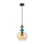 Italux Busco PND-30263-1A-BRO-AMB Висяща лампа 1x40W/E27 IP20