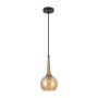 Italux Favera PND-42361-1-BRO-AMB Висяща лампа 1x40W/E27 IP20