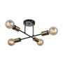 Italux FORMIO PND-4052-4-BL-HBR Таванна лампа 4x40W/E27 IP20