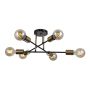 Italux FORMIO PND-4052-6-BL-HBR Таванна лампа 6x40W/E27 IP20