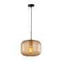 Italux Gavino PND-26476-1-BRO-AMB Висяща лампа 1x40W/E27 IP20