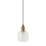 Italux LAMEZIA PND-67594-1-BRO+CL Висяща лампа 1x40W/E27 IP20