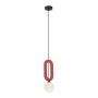 Italux Masso PND-59839-1-RED Висяща лампа 1x25W/G9 IP20