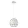 Italux PAULELA PND-34221-1S-WH Висяща лампа 1x40W/E27 IP20