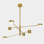 Italux REMDAL PND-16374-6-COP-GD-4K Висяща лампа 36W/LED 4000K 2700LM IP20