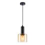 Italux SANTIA PND-65342-1-BK+AMB Висяща лампа 1x40W/E27 IP20