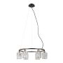 Italux Simona PND-40814-6-BK-HBR Висяща лампа 6x40W/E14 IP20