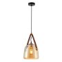 Italux Solta PND-24342-1-BK-AMB Висяща лампа 1x40W/E27 IP20