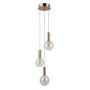 Italux Strela PND-34378-3S-HBR Висяща лампа 3x15W/LED 3000K 1188lm IP20