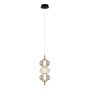 Italux Testa PND-84938-3-BK Висяща лампа 1x12W/LED 3000K 790lm IP20