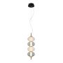 Italux Testa PND-84938-4V-BK Висяща лампа 4x16W/LED 3000K 1000lm IP20