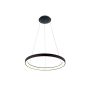 Italux Vico PND-53675-048RPC-BK-3KS4K Висяща лампа 1x38W/LED 3000K|4000K 3200lm IP20