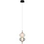 Italux Testa PND-84938-2-BK Висяща лампа 1x8W/LED 3000K 500lm IP20