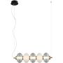 Italux Testa PND-84938-4-BK Висяща лампа 1x19W/LED 3000K 1200lm IP20