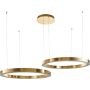 Step Into Design CIRCLE 2in1 DN924-80+80 gold Висяща лампа 2x80W/LED 3000K 6400lm IP20