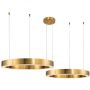 Step Into Design CIRCLE 2in1 ST-8848-60+80 brass Висяща лампа 2x72W/LED 3000K 6840lm IP20