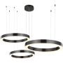 Step Into Design CIRCLE 3in1 ST-8848-40+60+80 black Висяща лампа 3x93W/LED 3000K 8835lm IP20