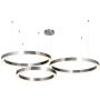Step Into Design CIRCLE ST-8848-60+80+80 nickel Висяща лампа 3x112W/LED 3000K 10640lm IP20
