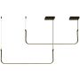 Step Into Design MINIMA MP0095-2 Висяща лампа 2x20W/LED 3000K 1500 lm x 2 IP20