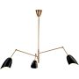 Step Into Design RAGNO ST-8625P black Таванна лампа 3x40w/E27 IP20