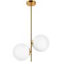 Step Into Design VENUS ST-5025-2 BRASS Таванна лампа 2x60W/E27 IP20