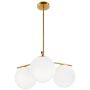 Step Into Design VENUS ST-5026-3 BRASS Таванна лампа 3x60W/E27 IP20