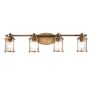 Quintiesse ASHLAND BAY QN-ASHLANDBAY4-NBR-BATH Светильник за стена 4x60W/E27 IP44