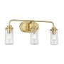 Quintiesse BRAELYN QN-BRAELYN3-BB Светильник за стена 3x40W/E27 IP44