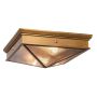 Quintiesse Cairo QN-CAIRO-F-M-VBS-CR Таванен светилник 2x40W/E27 IP20
