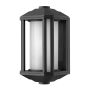 Quintiesse CASTELLE QN-CASTELLE-S-BLK Светильник за стена 1x60W/E27 IP44
