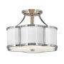 Quintiesse CHANCE QN-CHANCE-SF-S-PN Таванна лампа 2x60W/E27